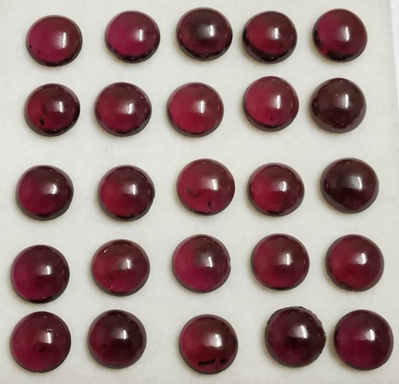 51.80 ct Natural Hessonite Cabochon Garnet Gemstone (1 of 1)