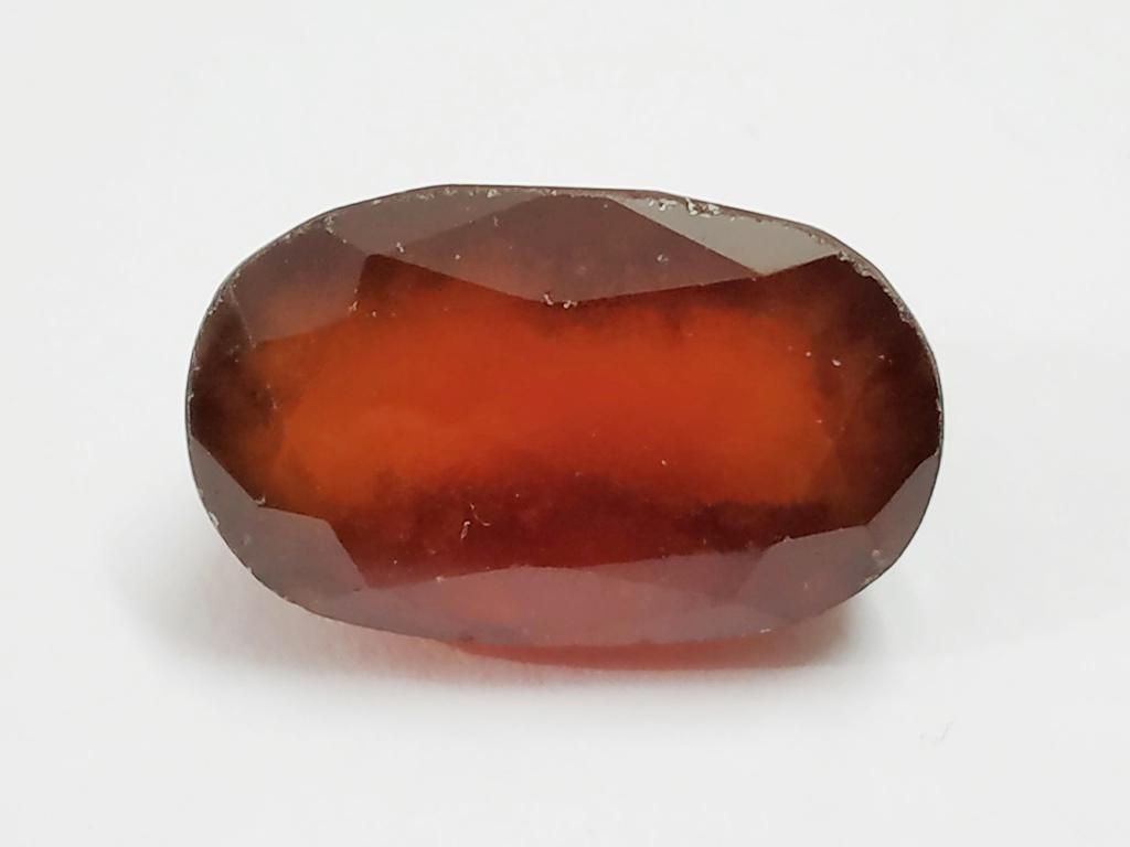 8.44 ct Natural Oval Hessonite Garnet: Natural Oval Hessonite Garnet~~ MM Size 14 x 9 x 7~~