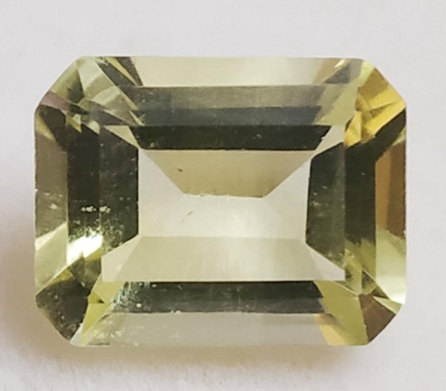 2.04 ct Emerald Cut Natural Lemon Topaz: MM SIZE -9.02 X 7.04 X 4.69