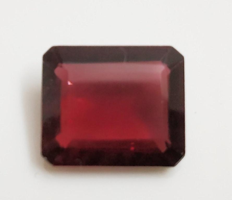 2.95 Ct Emerald Cut Natural Hessonite Garnet (1 of 1)