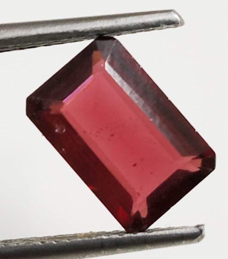 2.45 Ct Emerald Cut Natural Hessonite Garnet (1 of 1)