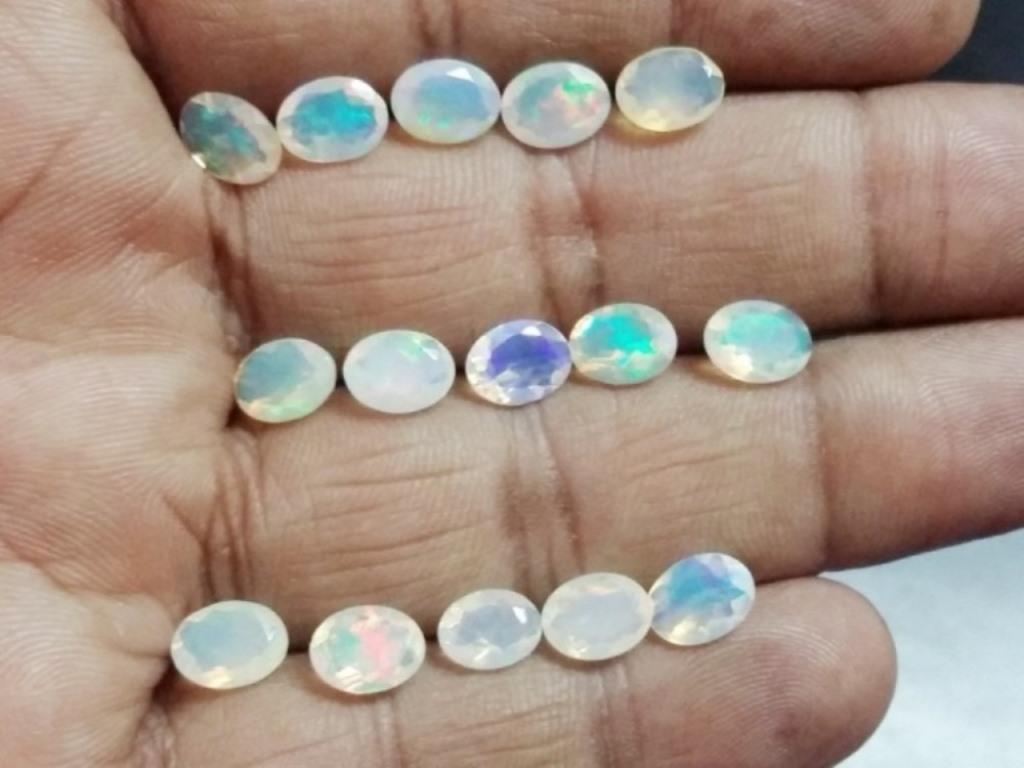 10.89 ct Natural Oval Opal Wholesale Lot: Natural Oval Opal Wholesale Lot~~MM Size 8 x 6 x 3~~~