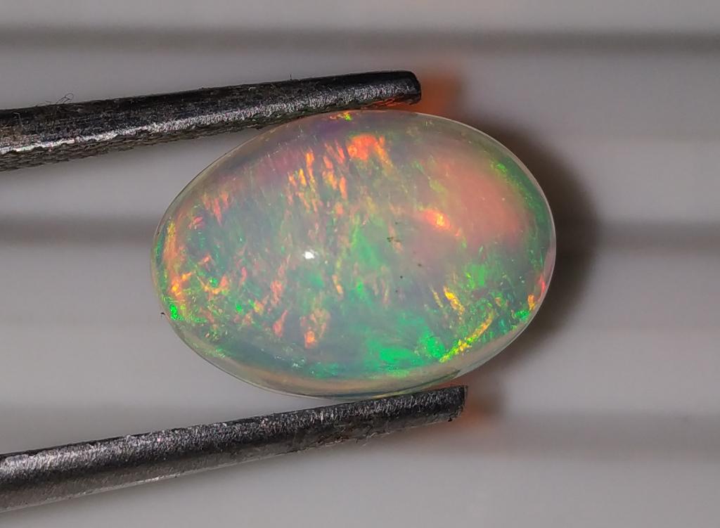 2.92 Ct Natural Oval Opal Gemstone (1 of 1)