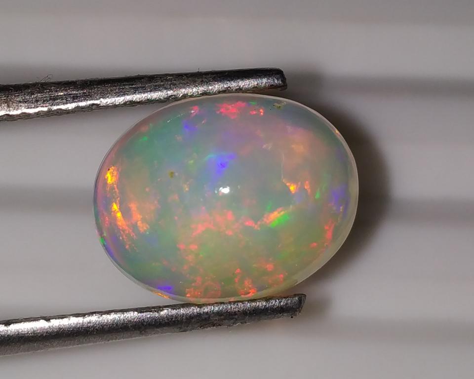 2.48 Ct Natural Oval Opal Gemstone (1 of 1)