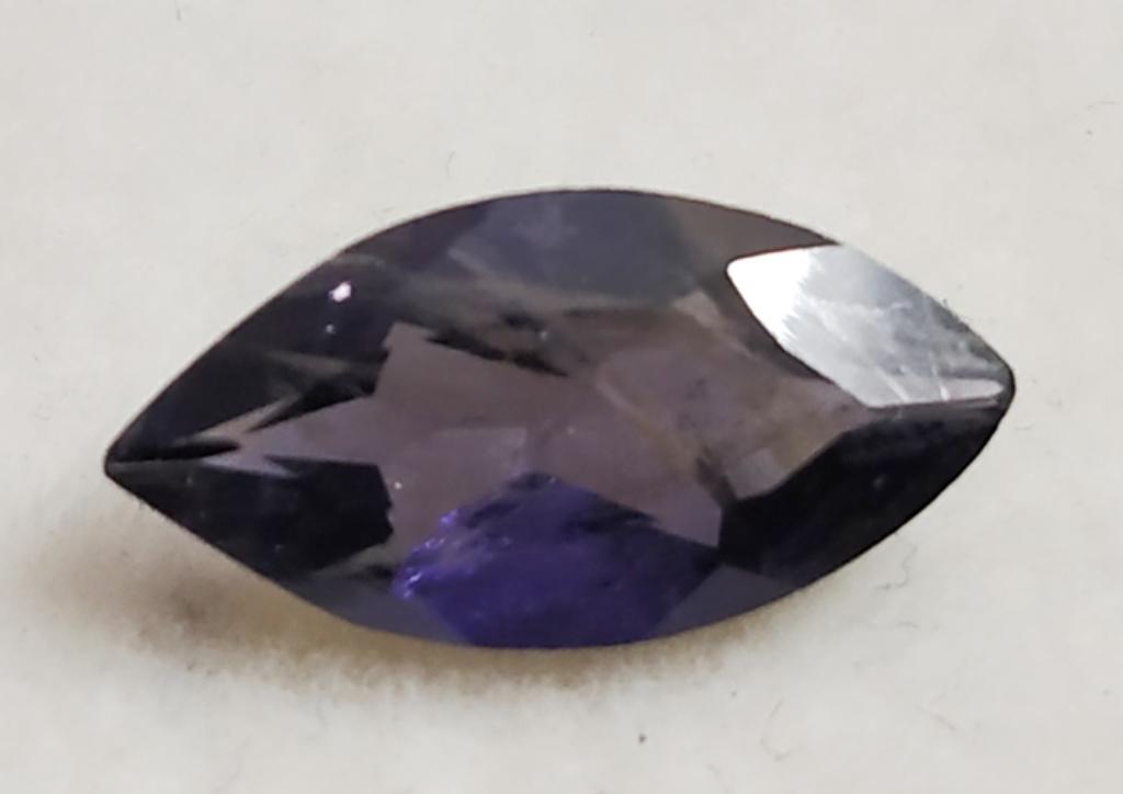 1.28 ct Marquise Cut Natural Iolite: MM SIZE = 11.91 x 6.01 x 3.75