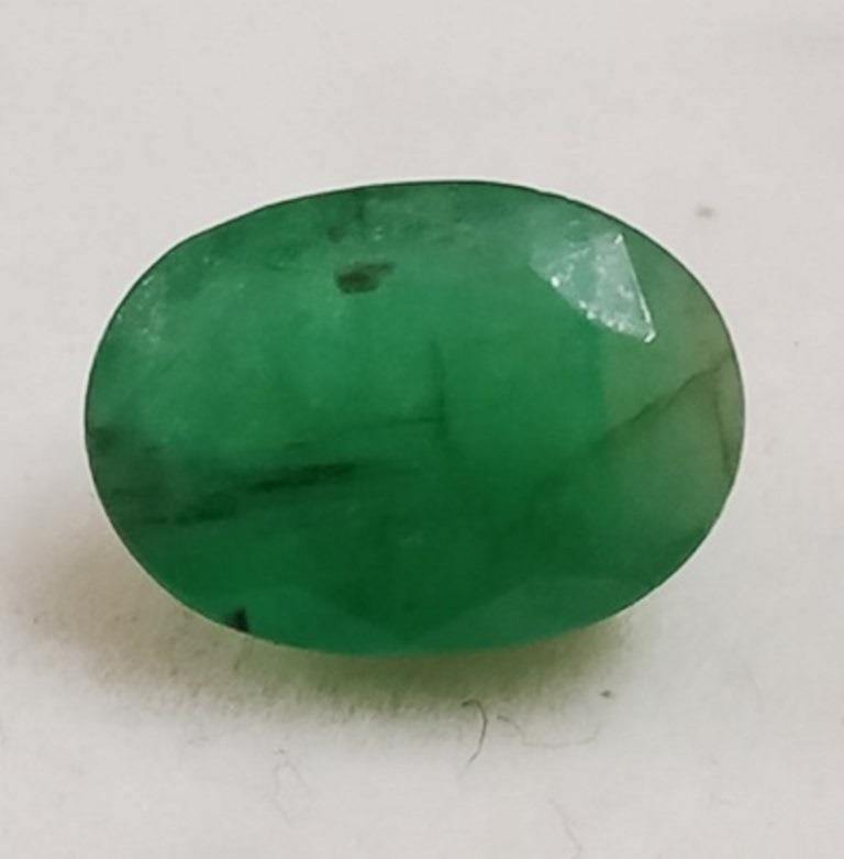 3.43 ct Natural Oval Colombian Emerald (1 of 1)