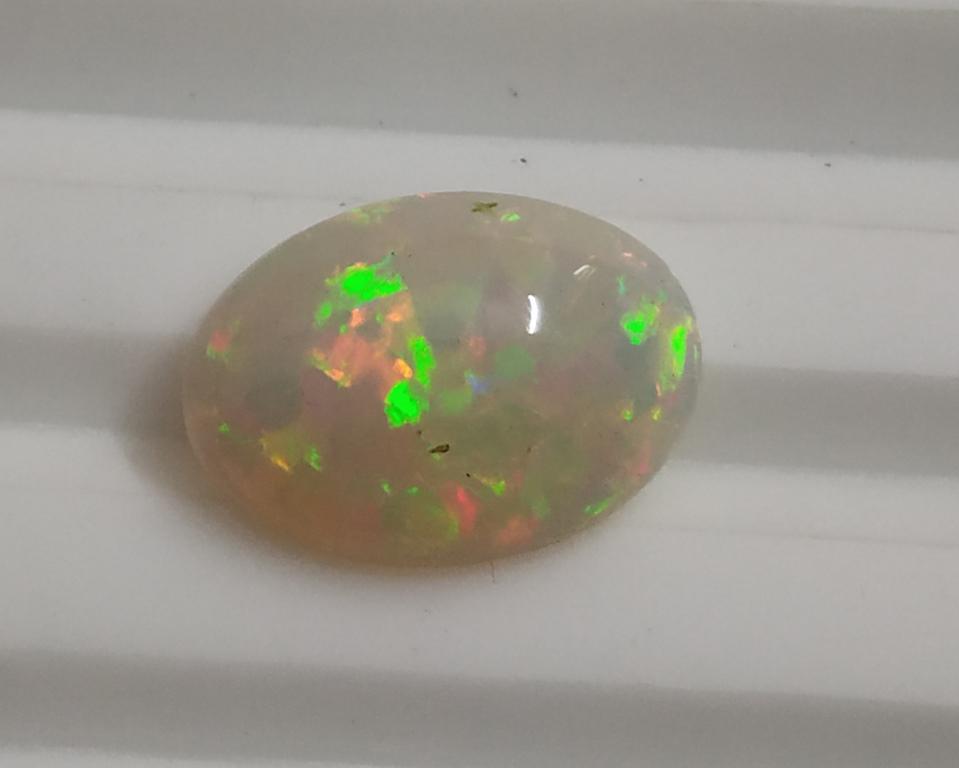 1.73 Ct Natural Oval Opal Gemstone (1 of 1)