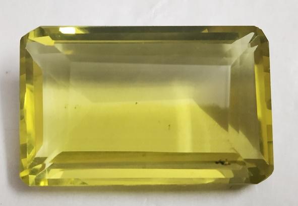 40.90 Ct Emerald Cut Natural Lemon Topaz Gemstone (1 of 1)