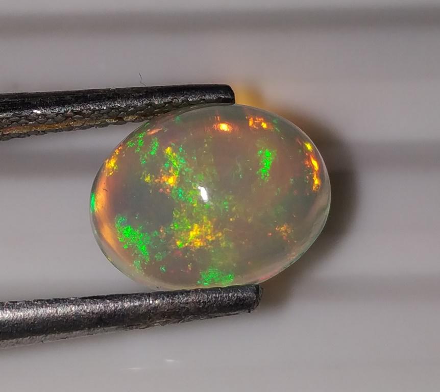 1.85 Ct Natural Oval Opal Gemstone (1 of 1)