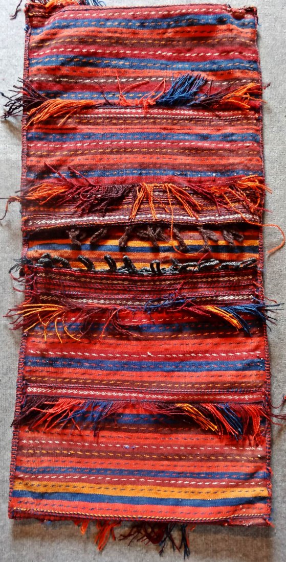 Teke Turkamon Khurjin Saddle Bag Hand Knotted kelim (1 of 3)