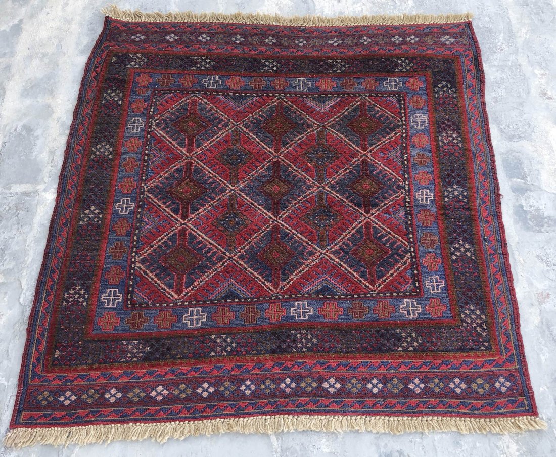 Afghani Mashwani kilim Hand Knotted Area Rug (1 of 5)