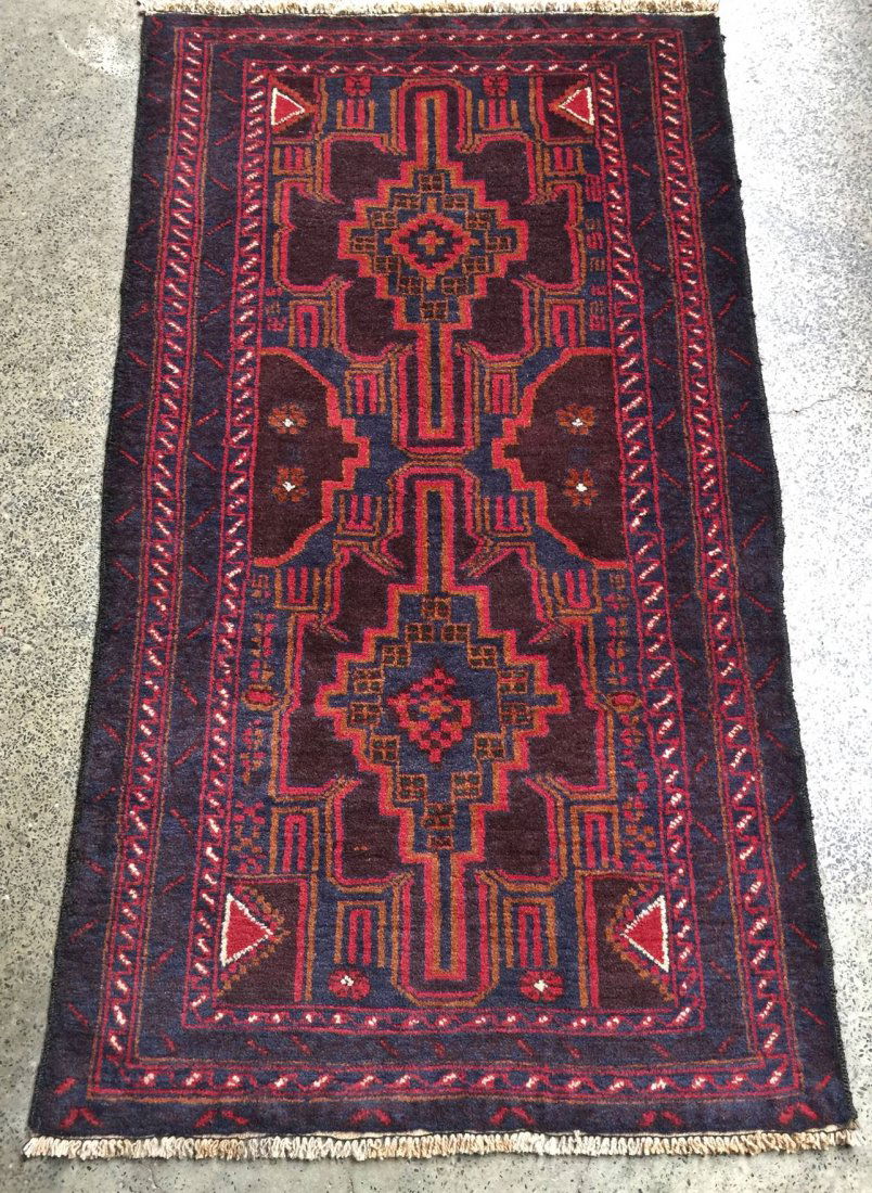Afghani Herati Baluchi Kilim Rug Area Hand Knotted (1 of 5)