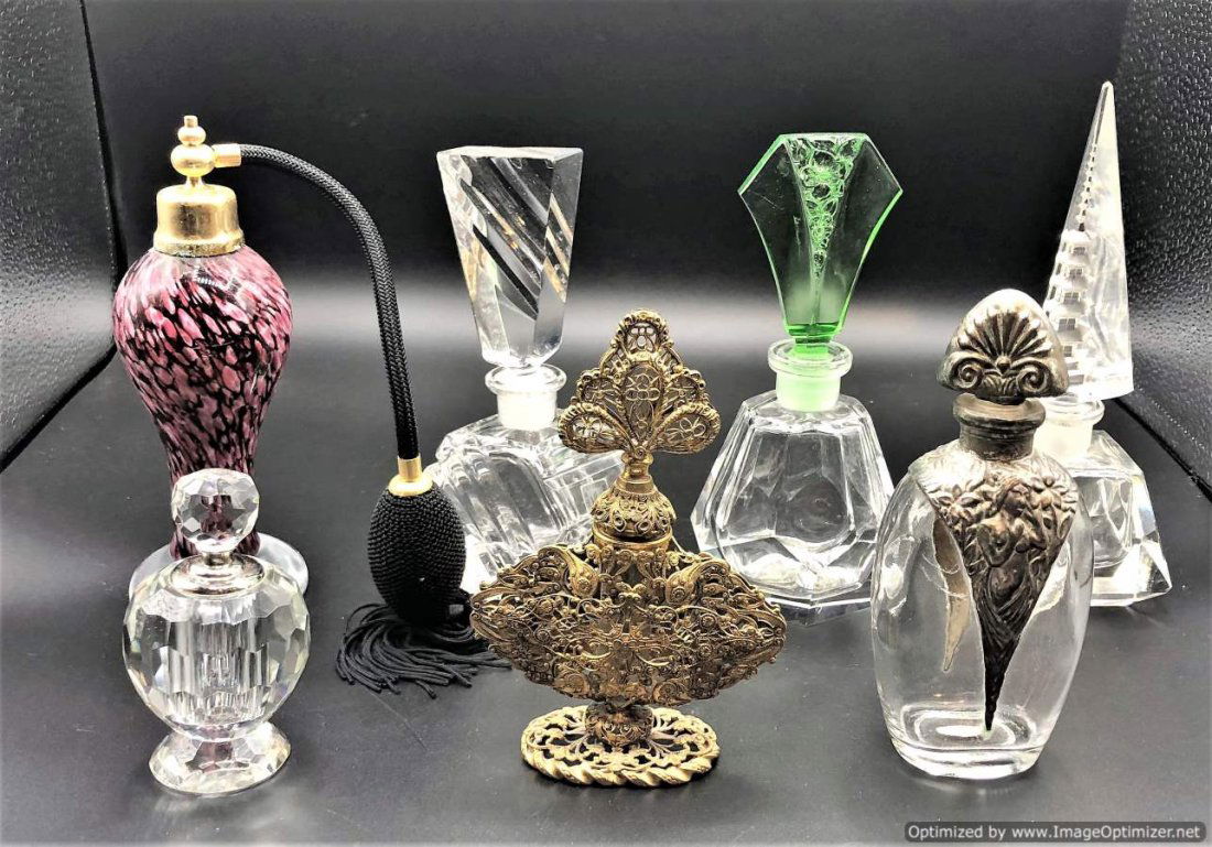 Seven [7] Assorted Perfume Bottles including an Atomize (1 of 5)