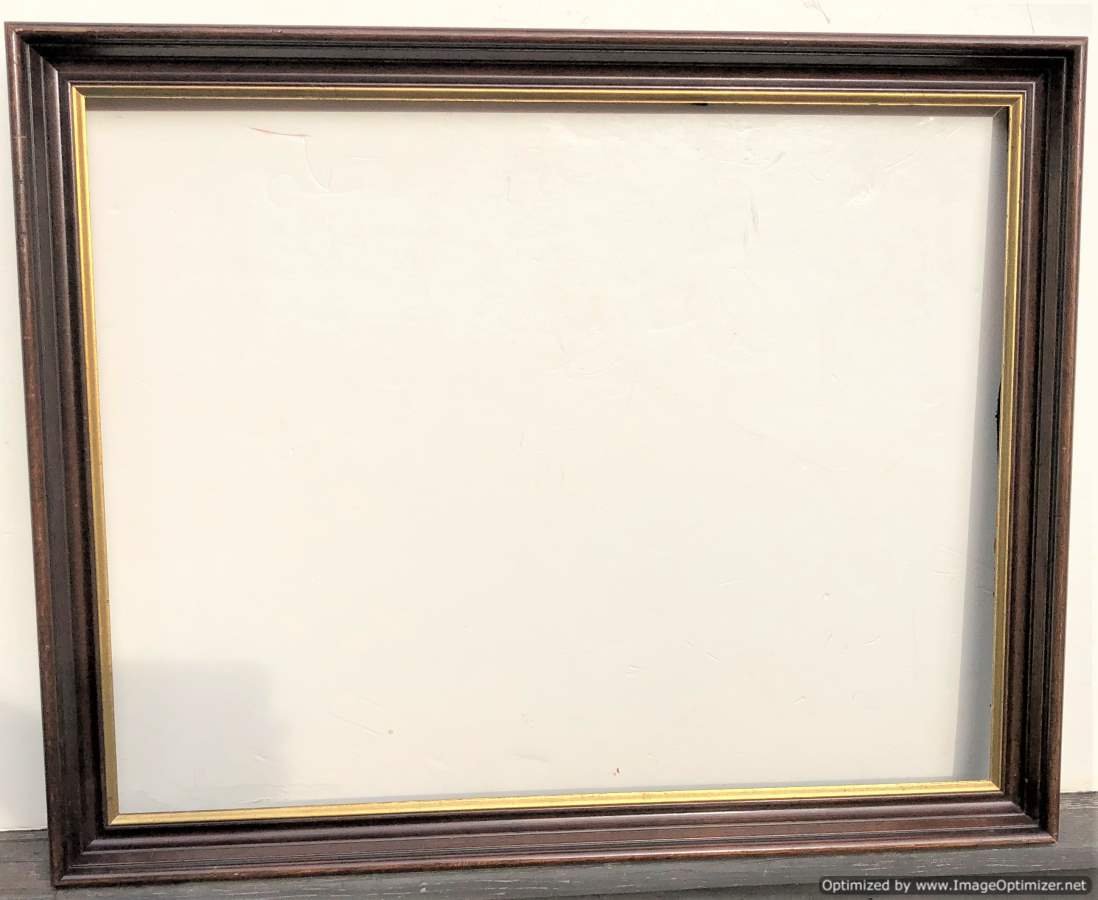 Circa 1890 Walnut Victorian Molding Frame 18.5 x 24 (1 of 11)