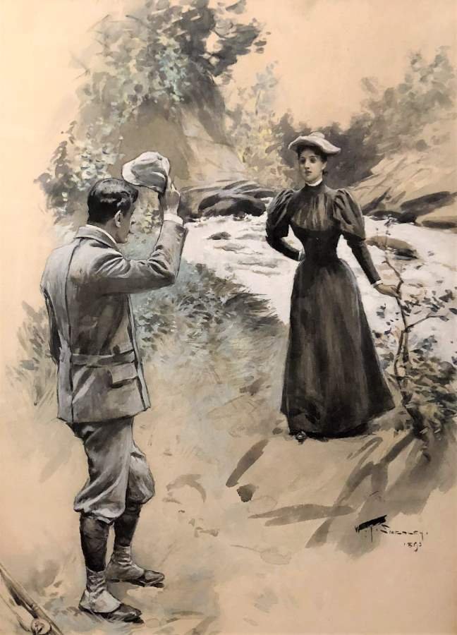 William Thomas Smedley 1895, w/c Original Illustration (1 of 7)