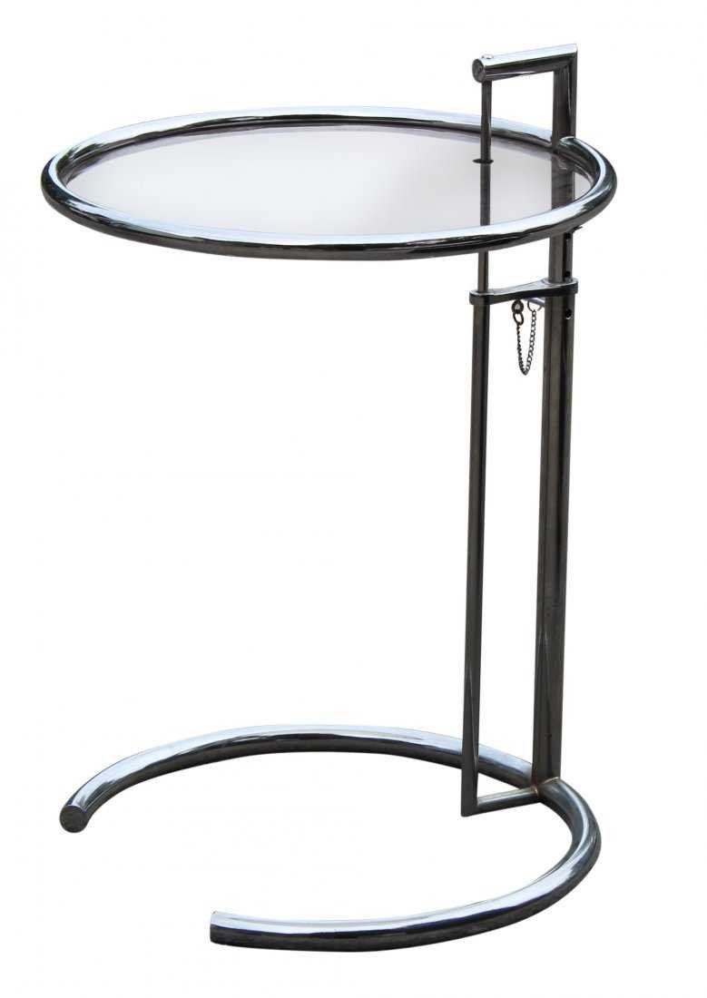 Eileen Gray Chrome Round Occasional Table (1 of 1)