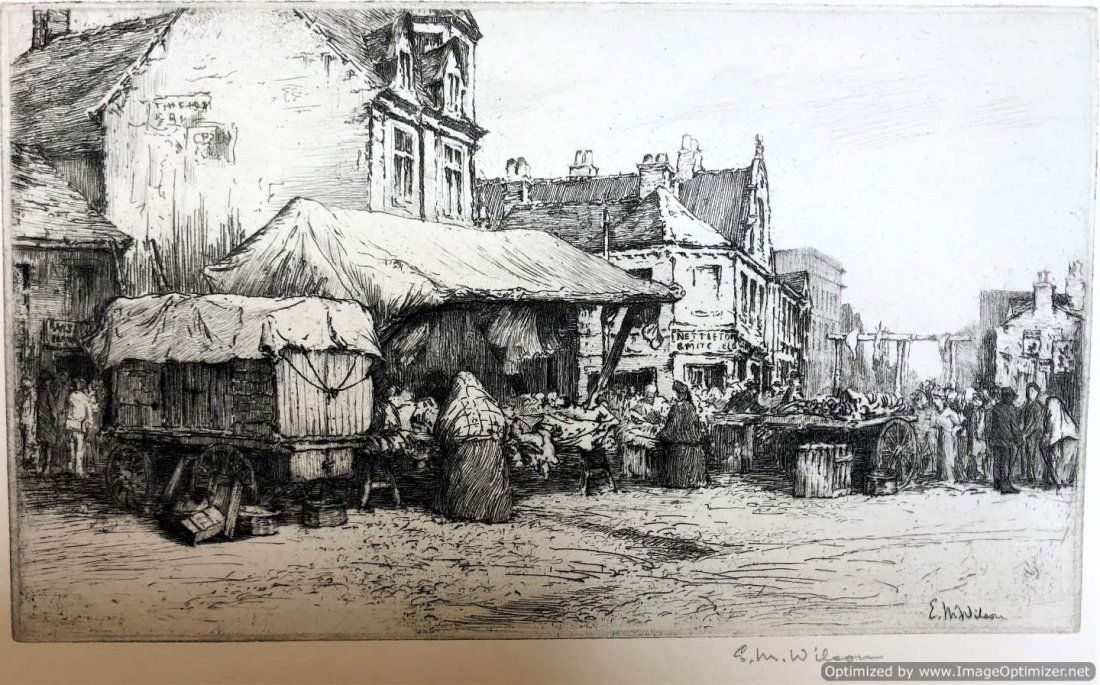 Eli Marsden Wilson, Etching Nettleton Hills, Signed (1 of 9)