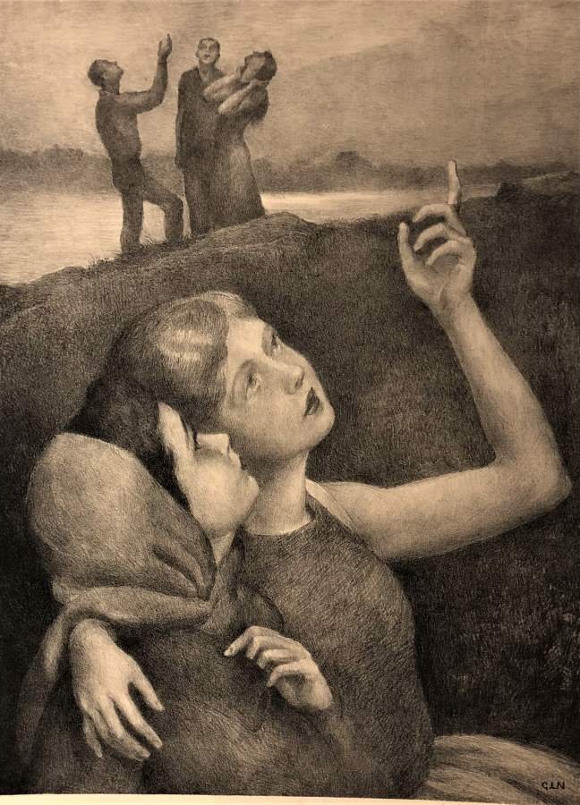 George Laurence Nelson GLN Lithograph Object In The Sky (1 of 6)