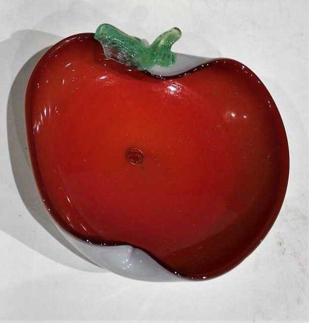 Murano Italian Art Glass \\\\\\\"Apple\\\\\\\" Bowl w/ (1 of 3)