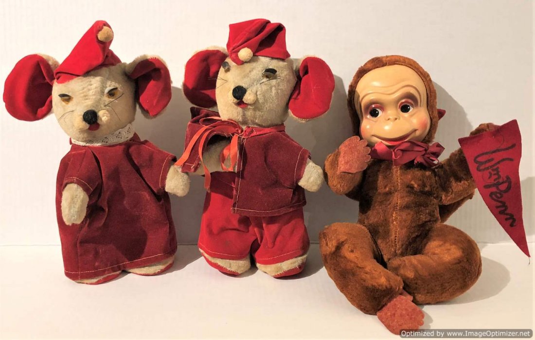 vintage stuffed monkey