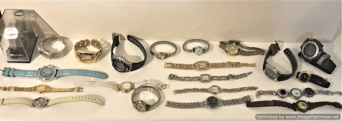 Twenty One Assorted Variety Wristwatches Old & New. (1 of 7)