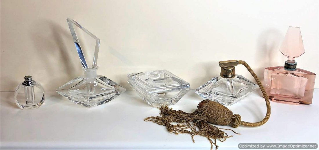 Five [5] Piece Assorted Perfume Bottles with Set (1 of 6)