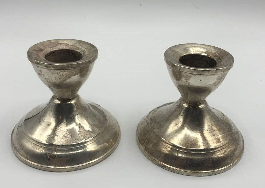 Two [2] Sterling Weighted Candlesticks (1 of 4)