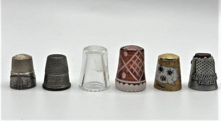 Seven [7] Assorted Collectible THIMBLES (1 of 4)