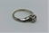 14 K White Gold Diamond Engagement Ring Approx 1/4 K