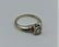 14 K White Gold Diamond Engagement Ring Approx 1/4 K - 2