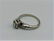 14 K White Gold Diamond Engagement Ring Approx 1/4 K - 5