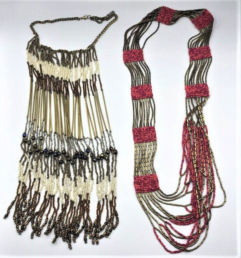 Two [2] Multi-Strand Beaded Necklaces Vintage (1 of 8)