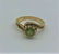 14 K Yellow Gold Ring with Peridot