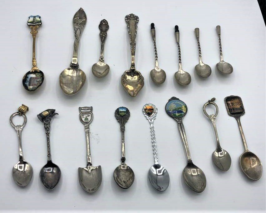 Sixteen [16] Assorted Souvenir Spoons, Etc (1 of 6)