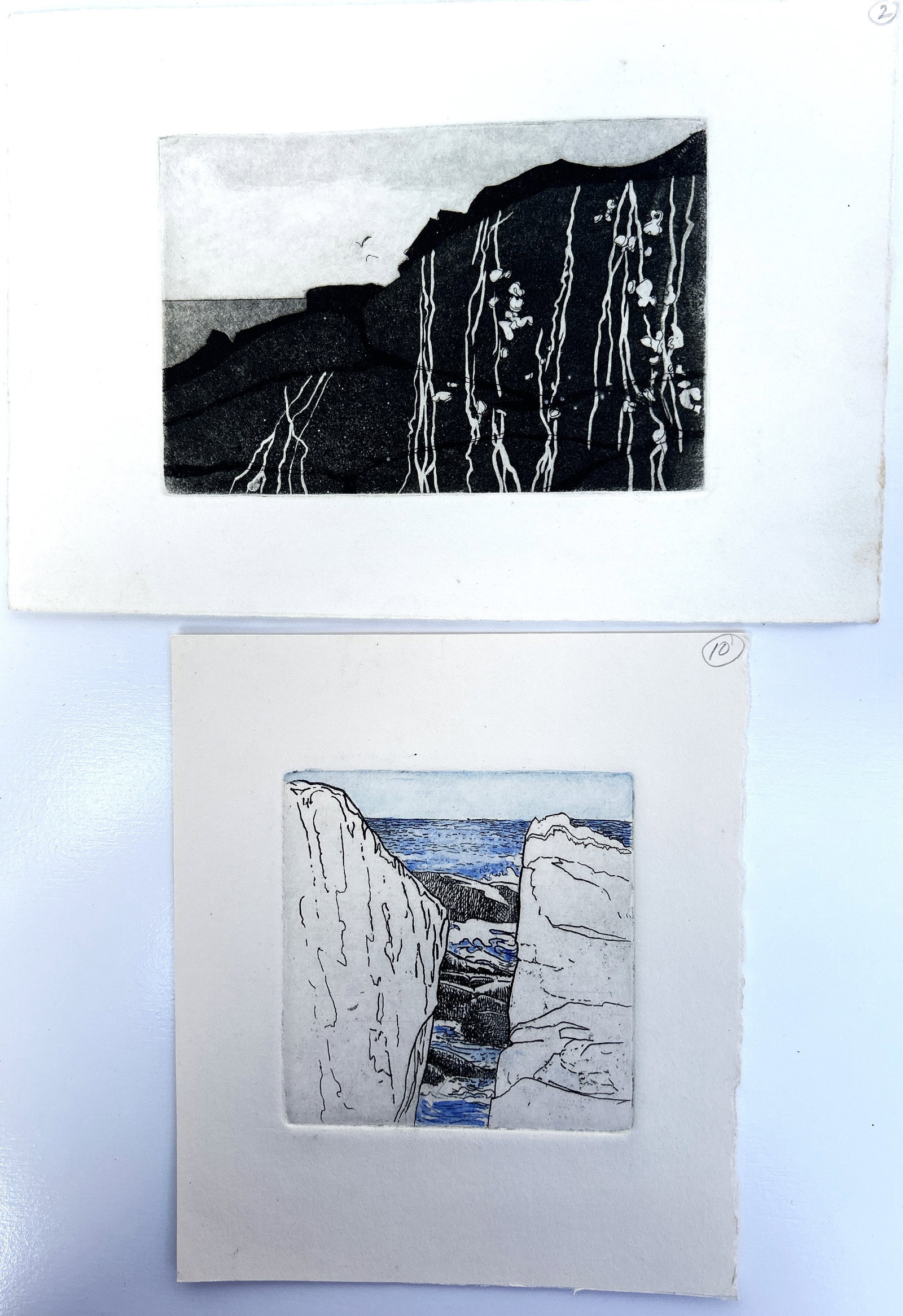 [2] ROBERT ANGELOCH 1922-2011 Woodstock NY; Wood Cuts, Unsigned From Estate of Artist: [2] ROBERT ANGELOCH 1922-2011 Woodstock NY; Wood Cuts, Unsigned From Estate of Artist. Provenance: acquired directly from Artist's Estate Woodstock New York. Well Listed American Artist. ASKart: Rober