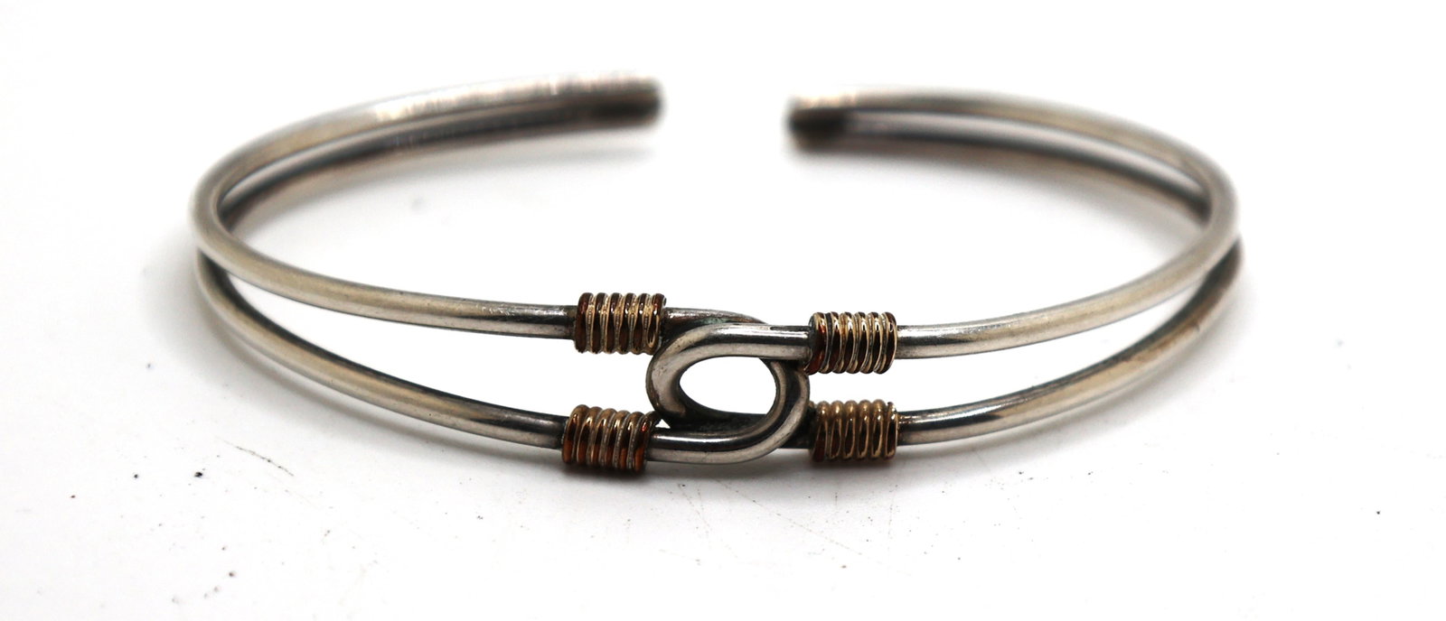 Sterling Silver "Knot" Cuff Bracelet 2 1/2 in. x 2 in. x 1/2 in.: Sterling Silver "Knot" Cuff Bracelet 2 1/2 in. x 2 in. x 1/2 in.