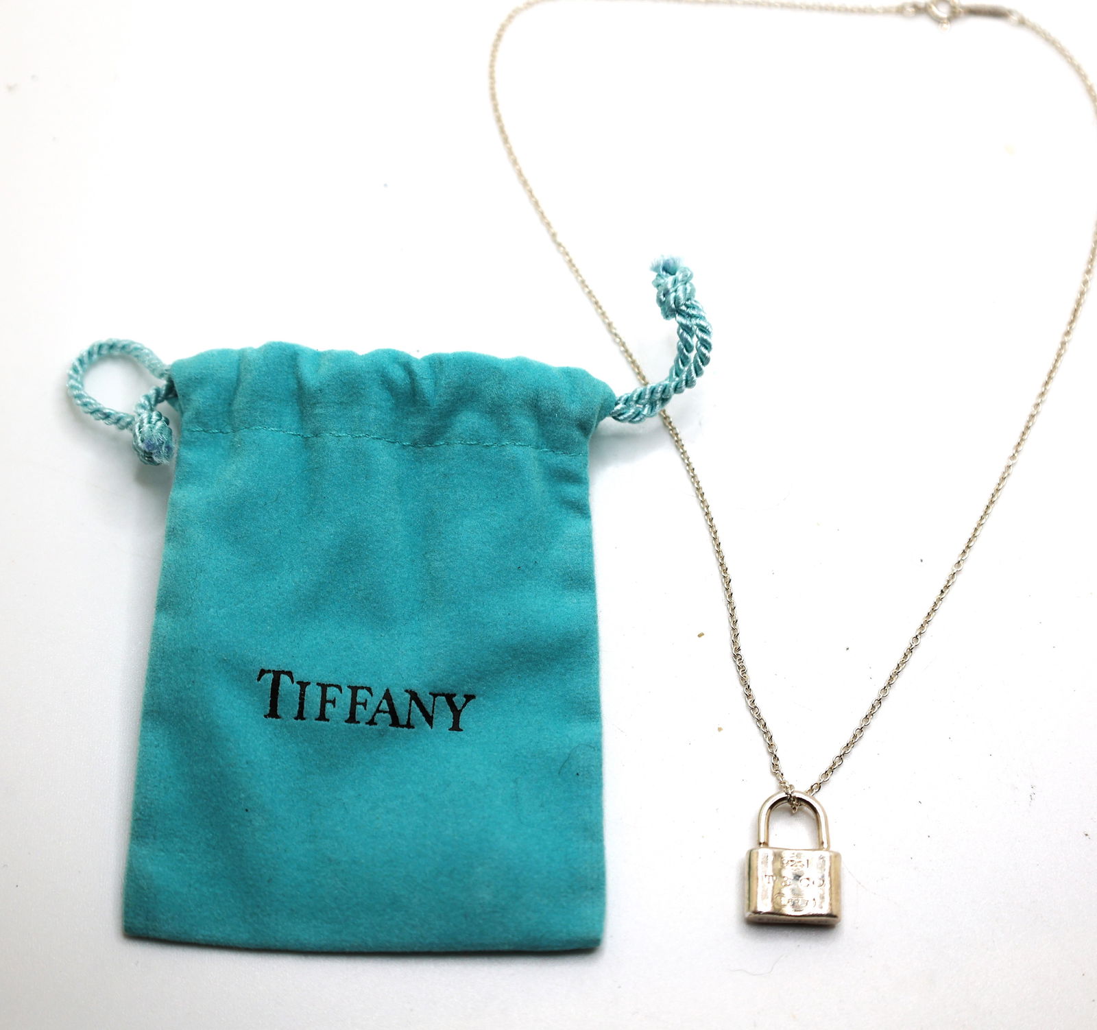 TIFFANY & CO .925 Sterling Silver Locket Pendant on TIFFANY & CO .925 Sterling 16 in. Chain (1 of 3)