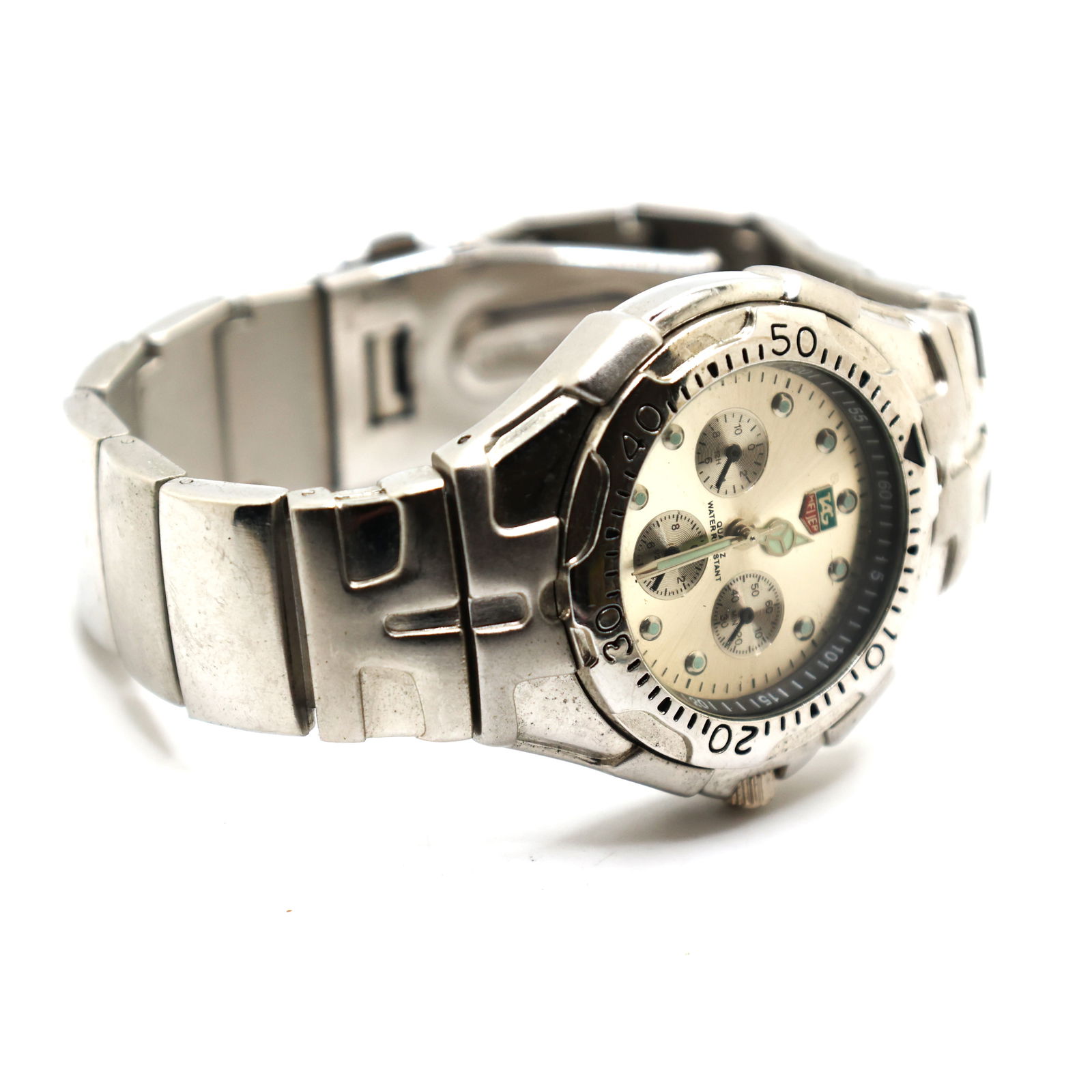 Tag Heuer Swiss Quartz S99.999 200M Men's Wristwatch,  2 in. x 1 3/4 in. (1 of 4)