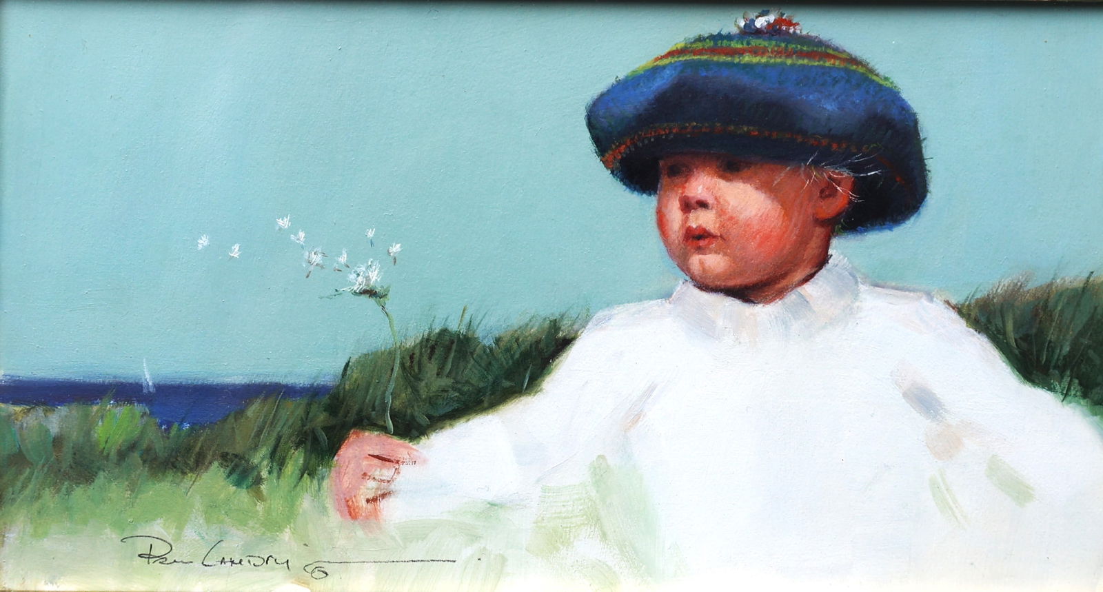 Paul A. Landry (1933 - 2018) Connecticut, Nova Scotia / Canada, Oil Gouache Nova Scotia Tam (1 of 6)