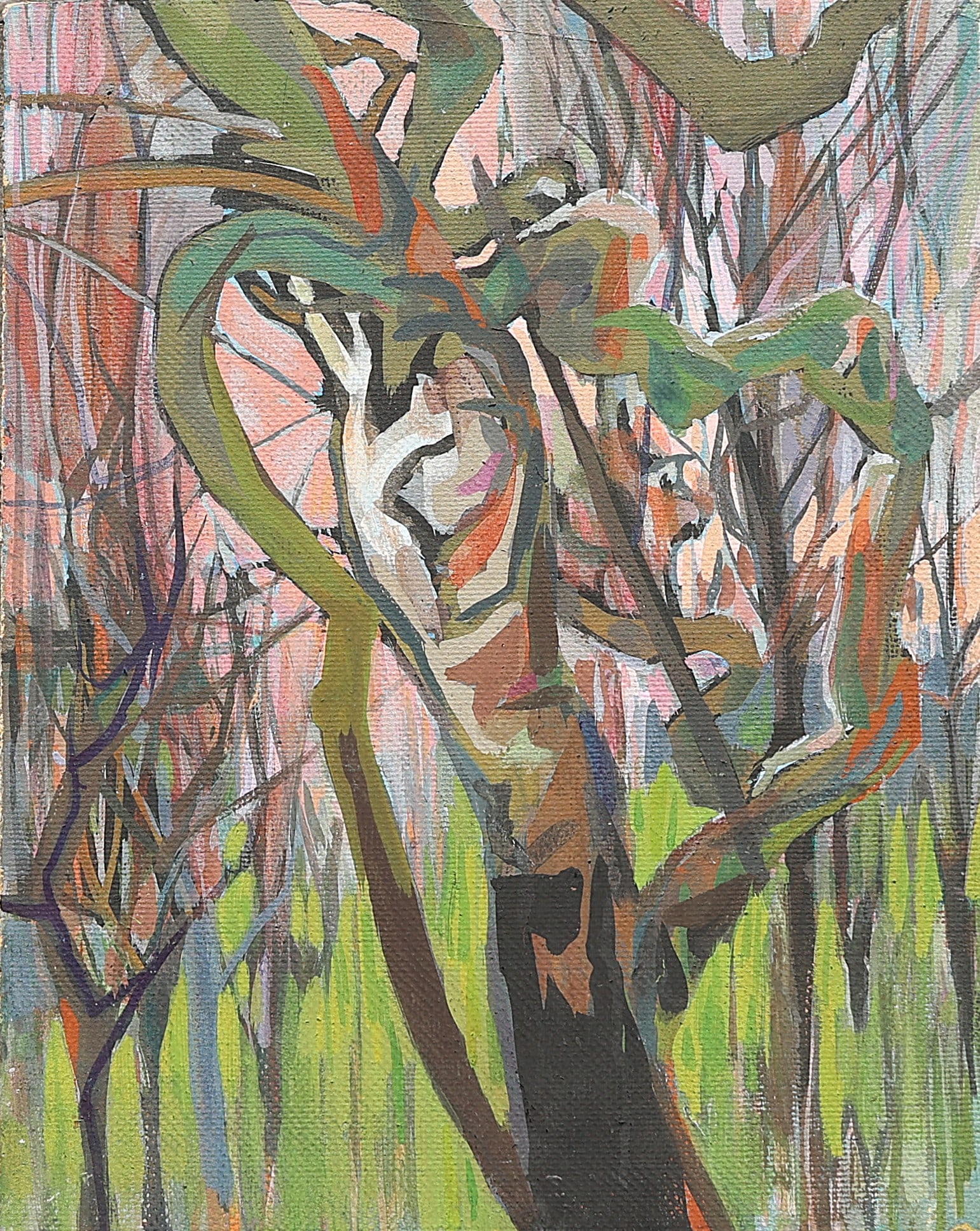 Robert Henry Angeloch, 1922-2011, Gouache, Large Tree in Woodland, Estate of The Artist (1 of 4)