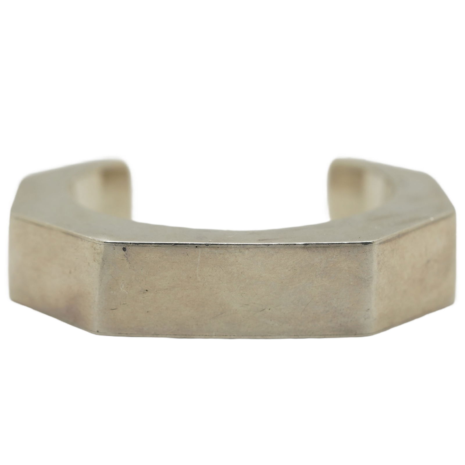 54.64 Grams .925 Sterling Silver Modernist Cuff Bracelet, 2 3/4 in. x 2 in. (1 of 11)