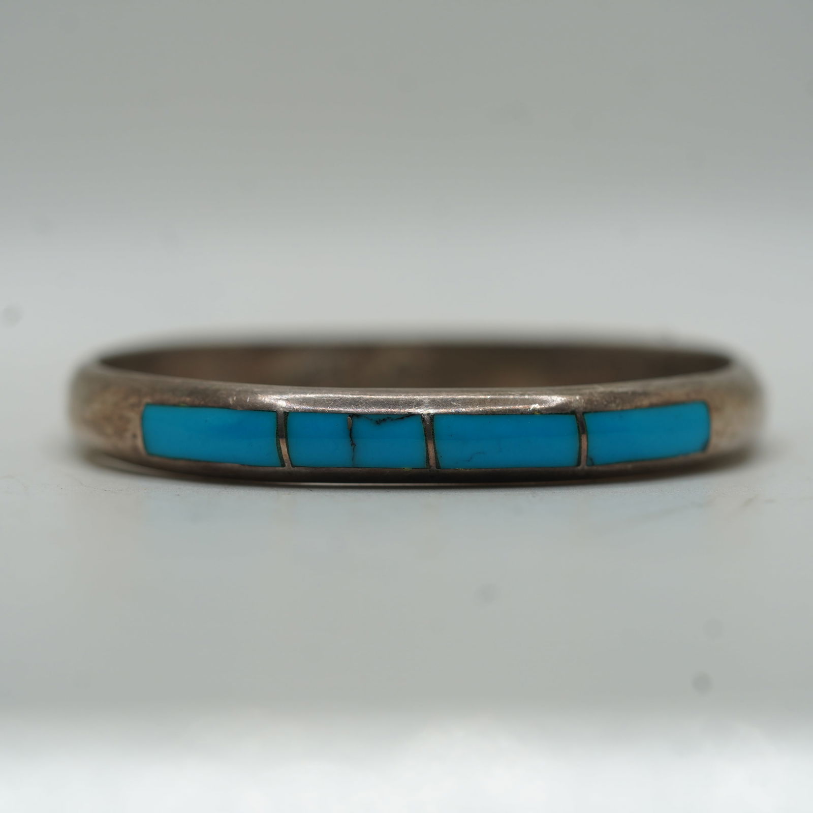 36.41 Grams M-Tn-50 950 Silver Mexico Sterling w/ Inlaid Bangle (1 of 11)