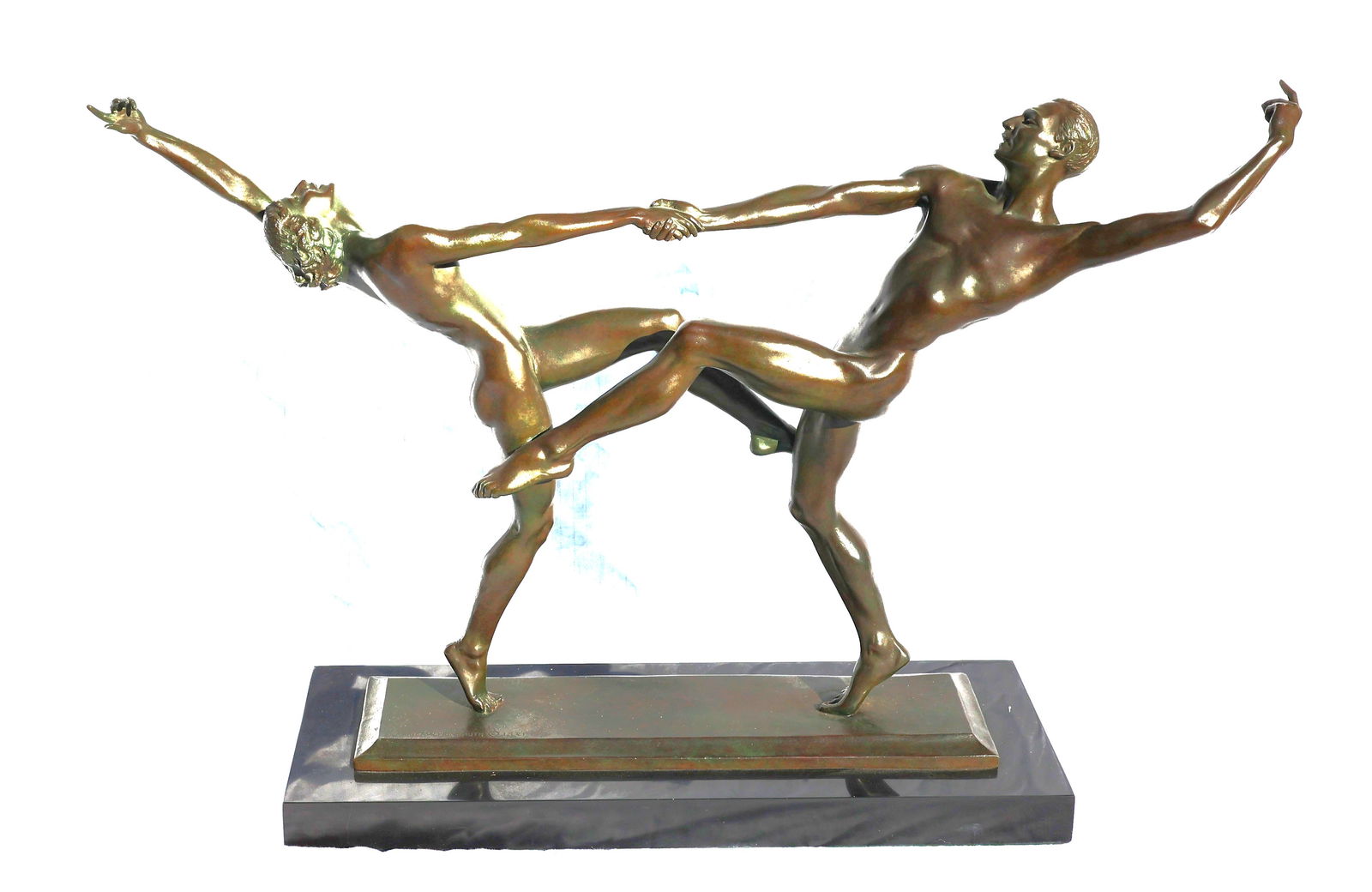 Harriet Whitney Frishmuth, Bronze Sculpture of Dancing Couple, Signed, Good Patina, 26.5 in. length (1 of 10)