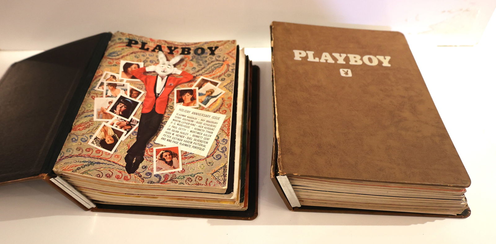 PLAYBOY 1965, Full Year Set of Issues in Two Playboy Binders; Jan. to June ; July to December (1 of 8)