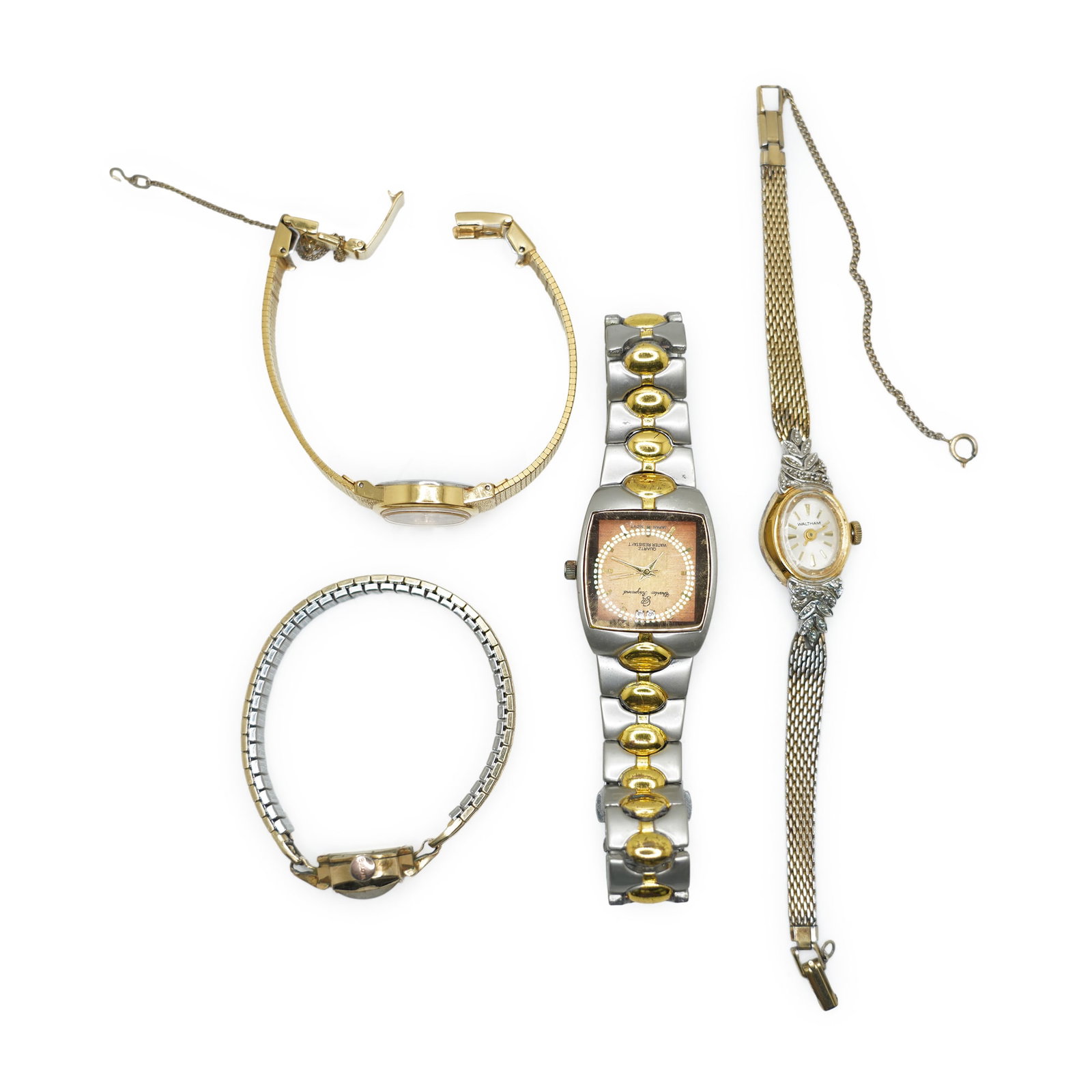 Bulova 10K RGP Ladies Watch 21 Jewels [not working], Seiko Ladies Watch 400 8339 Quartz, Charles (1 of 15)