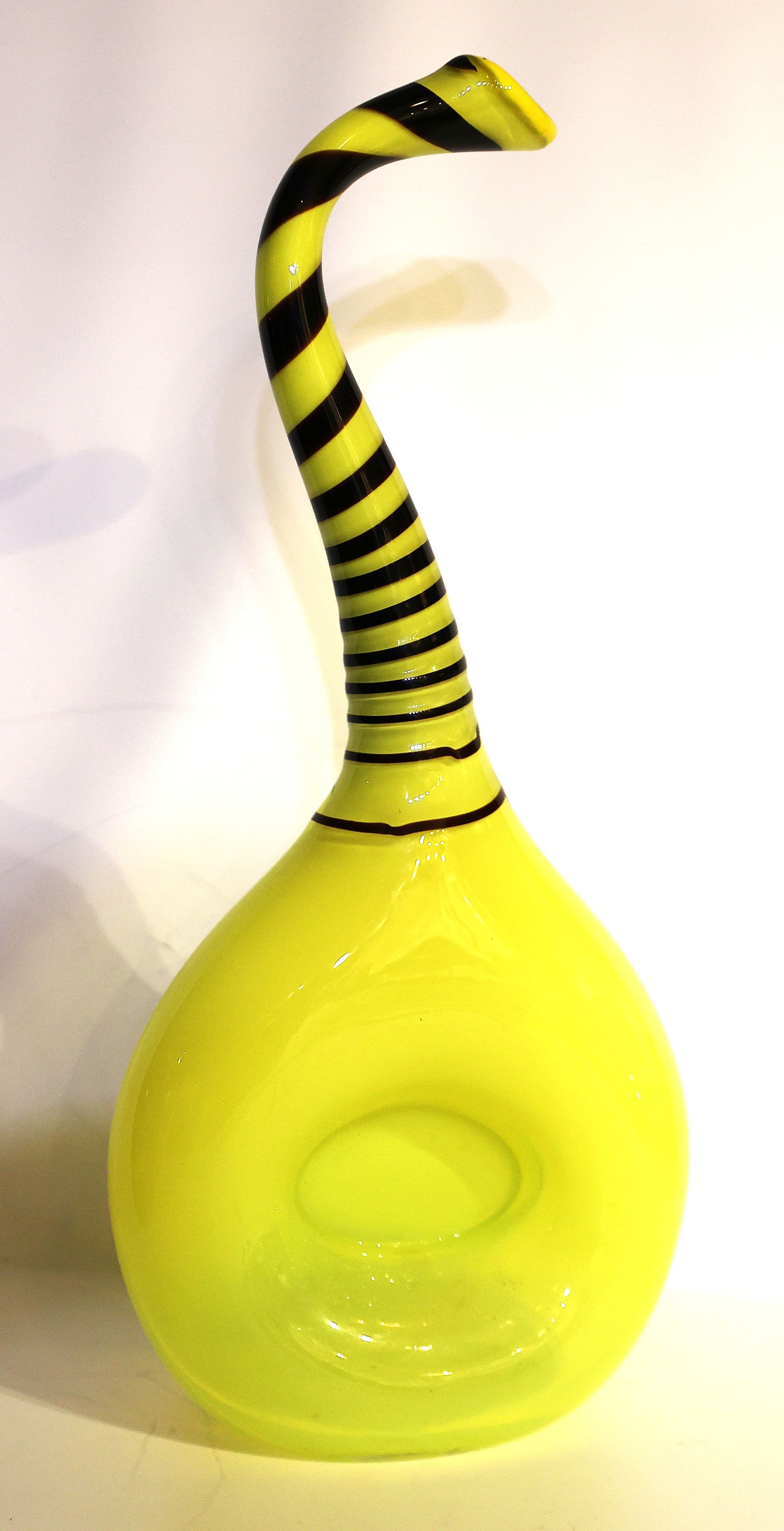 Kosta Boda "Don Juan" or "Snakeflower" vase, designed by Ulrica Hydman-Vallien 20.5 in. height (1 of 7)