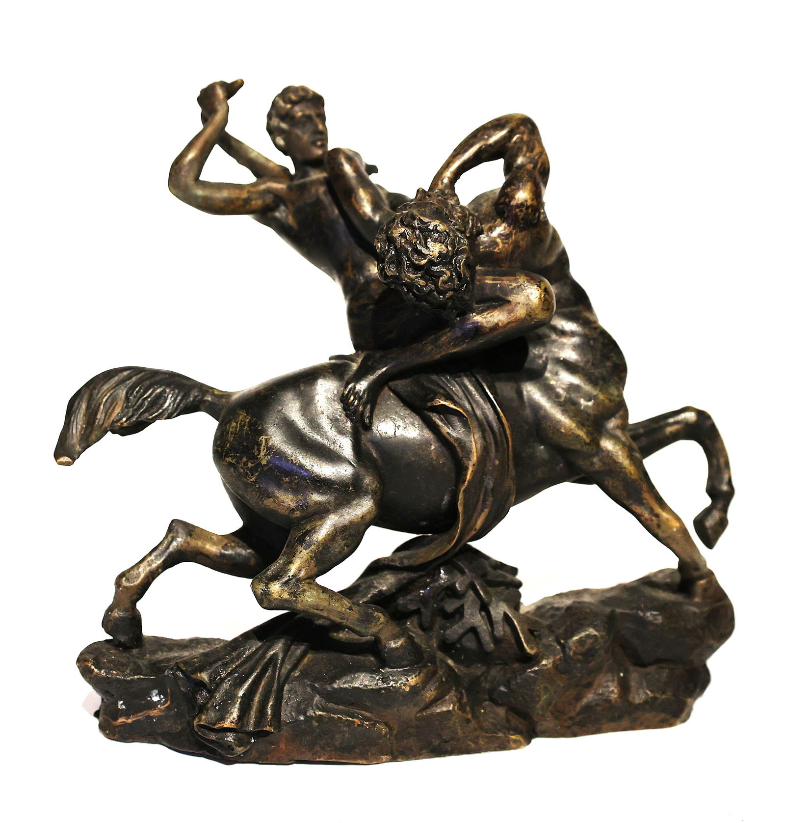 Bronze Sculpture "Theseus Fighting the Centaur Bianor" Signed Bayre; Antoine-Louis Barye (1 of 7)