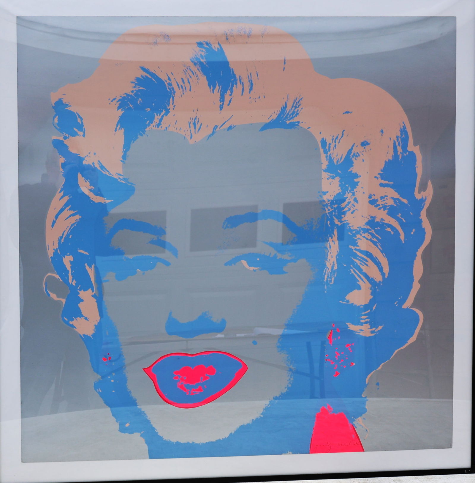 Andy Warhol, Signed Front and Back. Marilyn Monroe, Color Serigraph (silkscreen) (1 of 4)