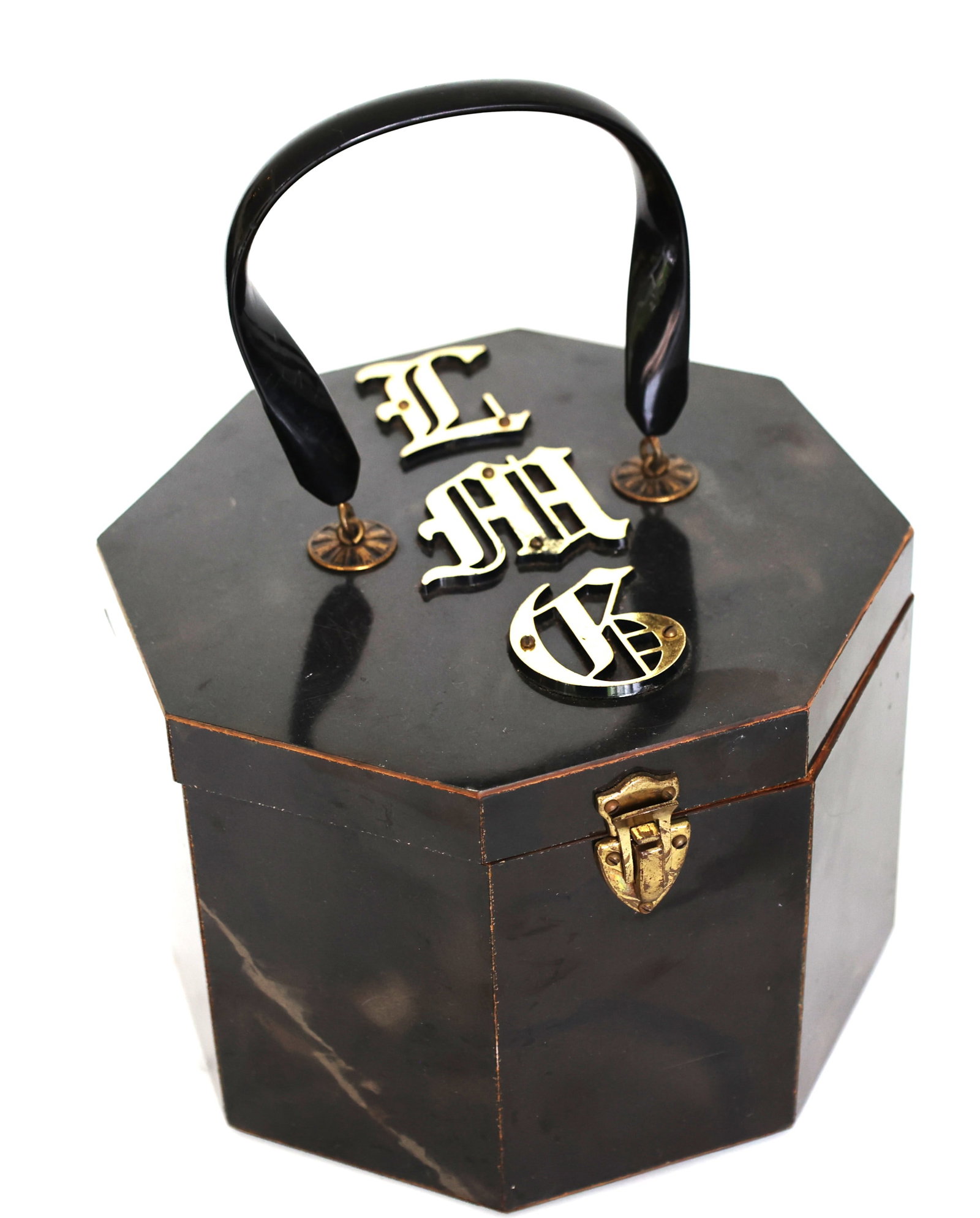Gordon Craggs Custom Made Vintage Octagonal Purse with Initials (1 of 5)