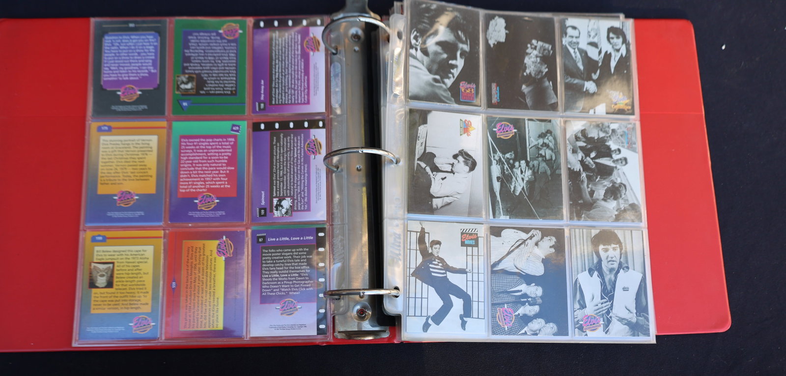 Album Full of ELVIS PRESLEY Photo Pictures Trade Cards - Nice Variety - See Pictures (1 of 14)